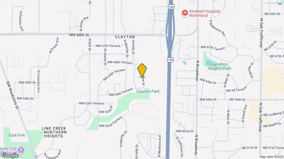 6438 N Jarboe St Map and Location Details