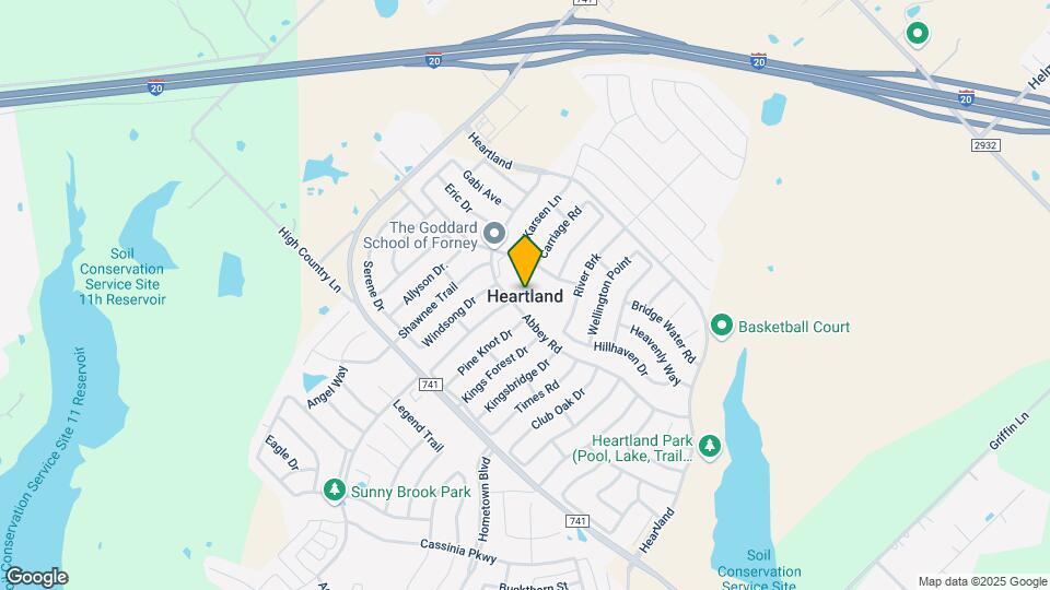 1807 Tideswell St Map and Location Details