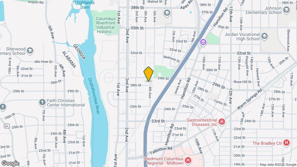 339 28th St Map and Location Details