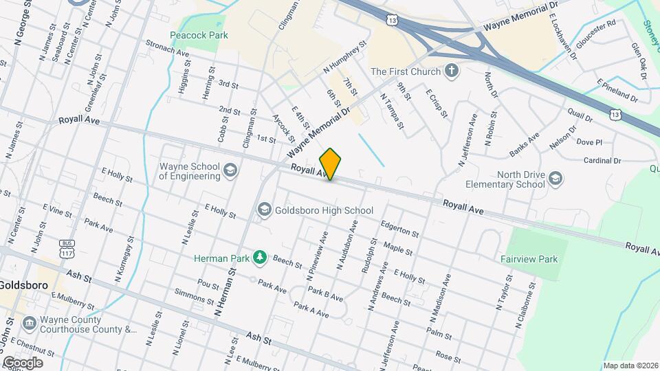 1112 Atlantic Ave Map and Location Details