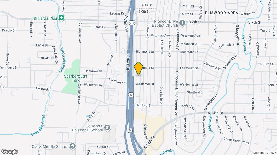 1234 S Crockett Dr Map and Location Details