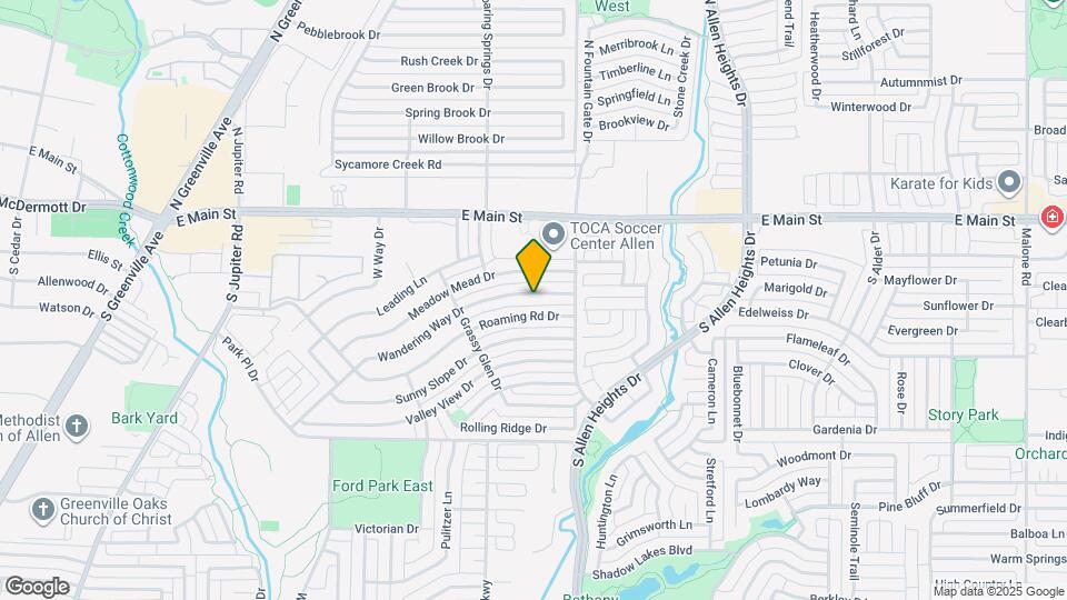 916 Wandering Way Dr Map and Location Details