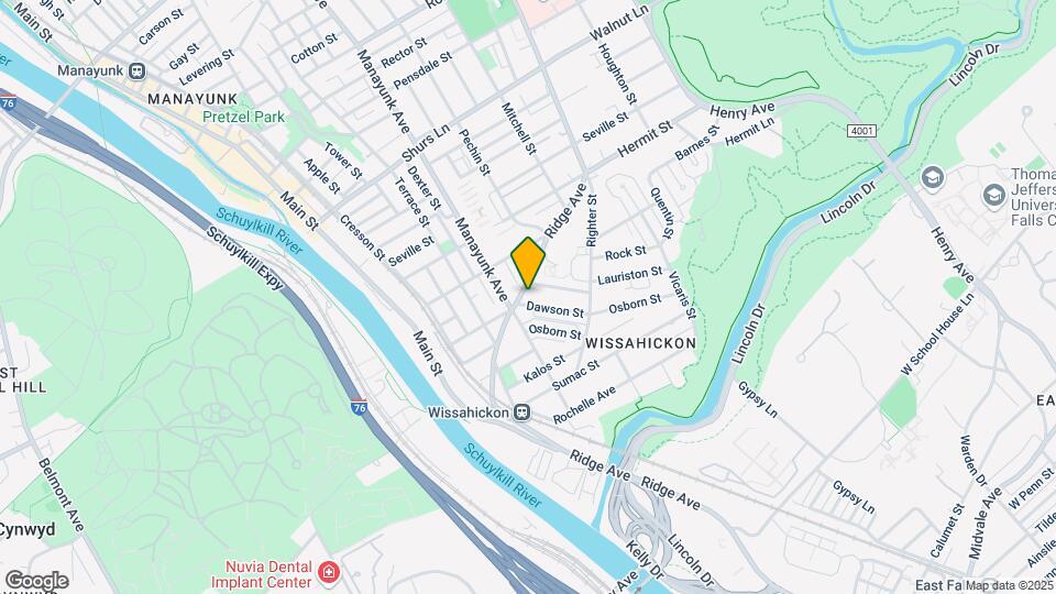 5261 Ridge Avenue Map and Location Details