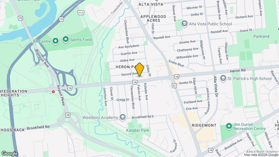 1119-1121 Heron Rd Map and Location Details