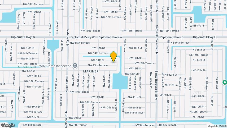 317 NW 13th Terrace Map and Location Details