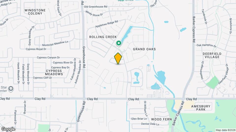 18727 Forest Deer Rd Map and Location Details