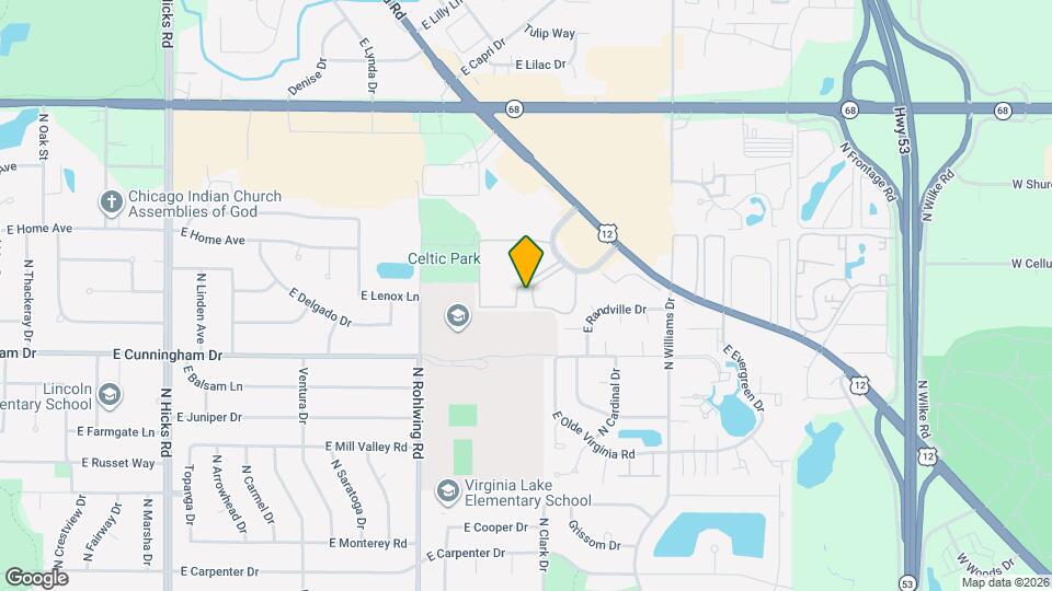1319 N Winslowe Dr Map and Location Details
