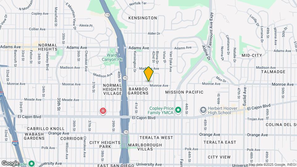 4174 Monroe Ave Map and Location Details