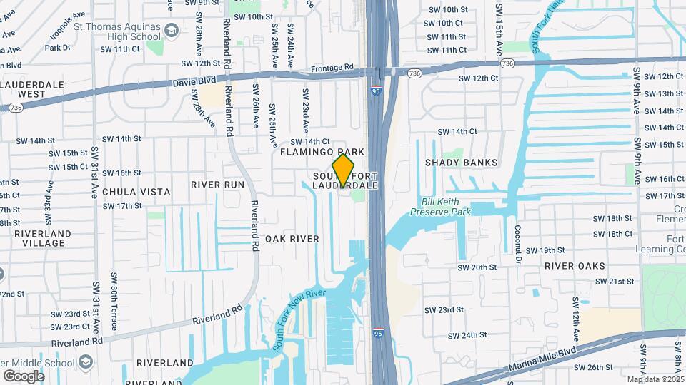 1670 SW 22nd Ave Map and Location Details