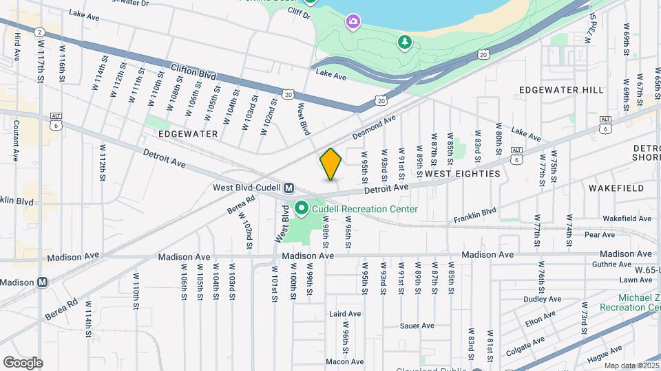 1374 West Blvd Map and Location Details