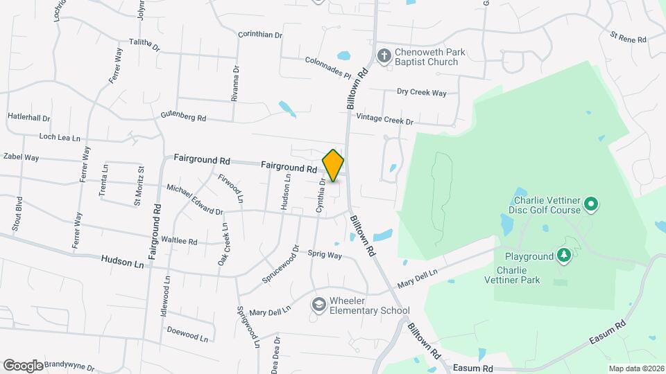 5128 Keegan Way Map and Location Details