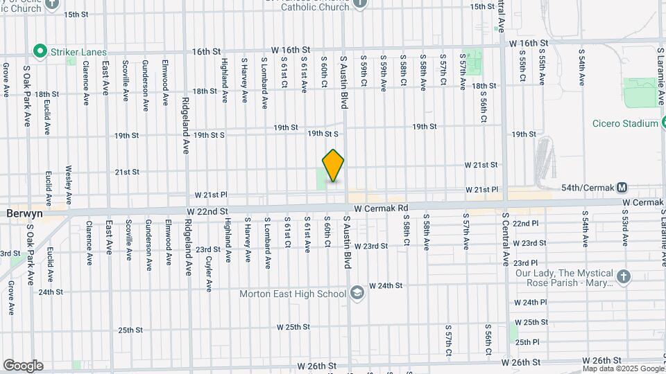 2123 S 60th Ct Map and Location Details