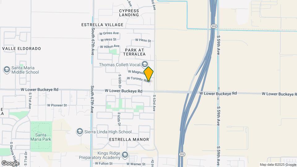 6305 W Toronto Way Map and Location Details