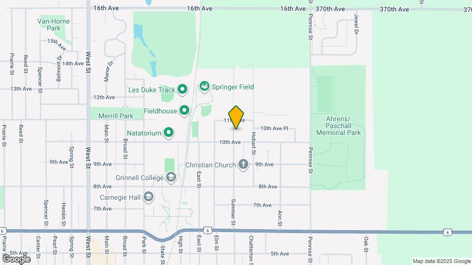 1512 Summer St Map and Location Details