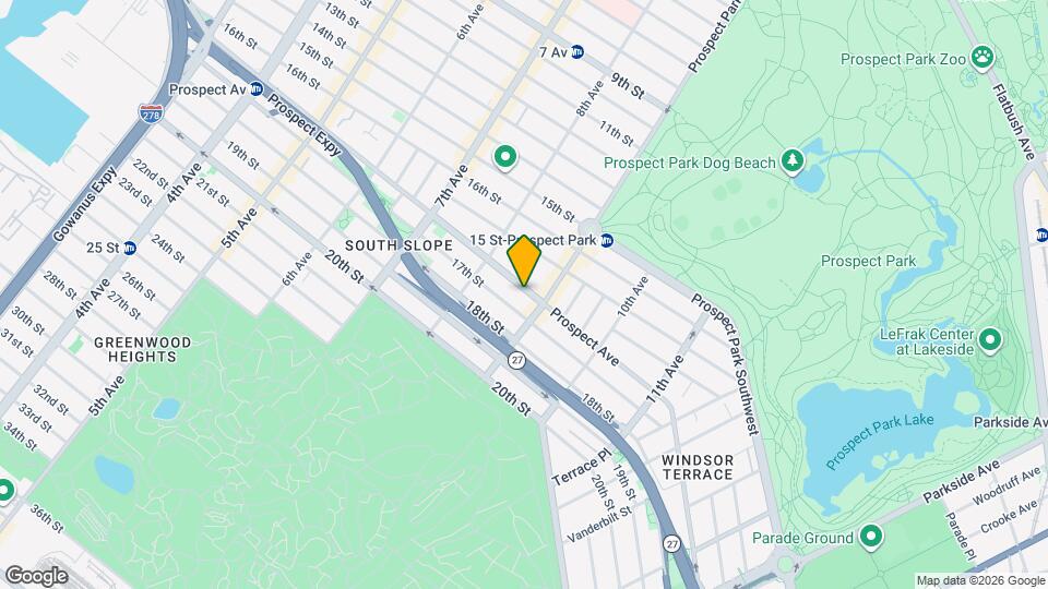 466 Prospect Ave Map and Location Details