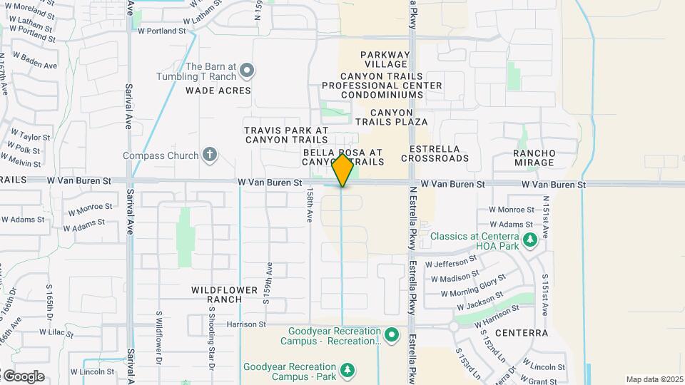 15698 W Woodlands Ave Map and Location Details