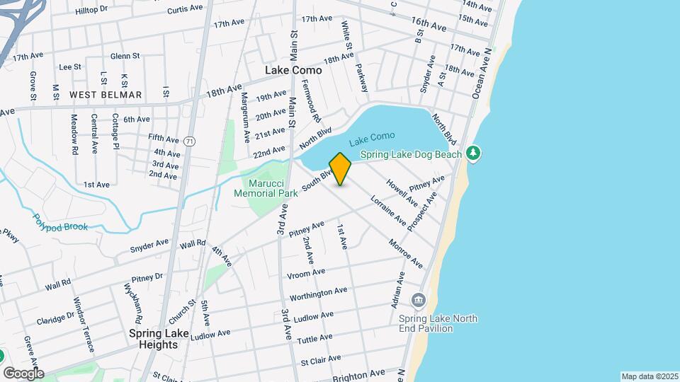 212 Monroe Ave Mapa y Detalles de la Ubicación