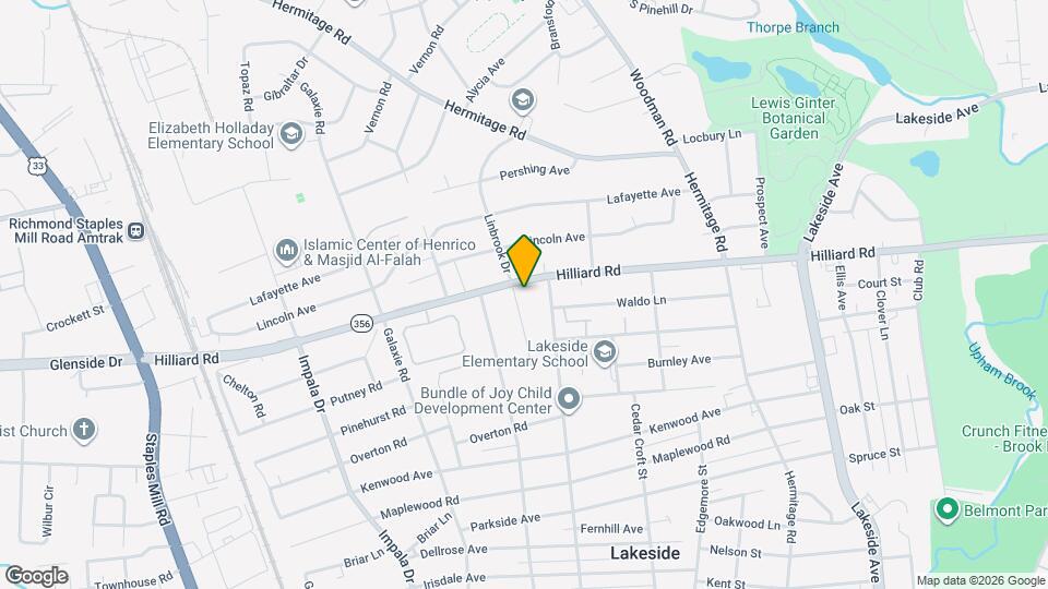 2619 Hilliard Rd Map and Location Details