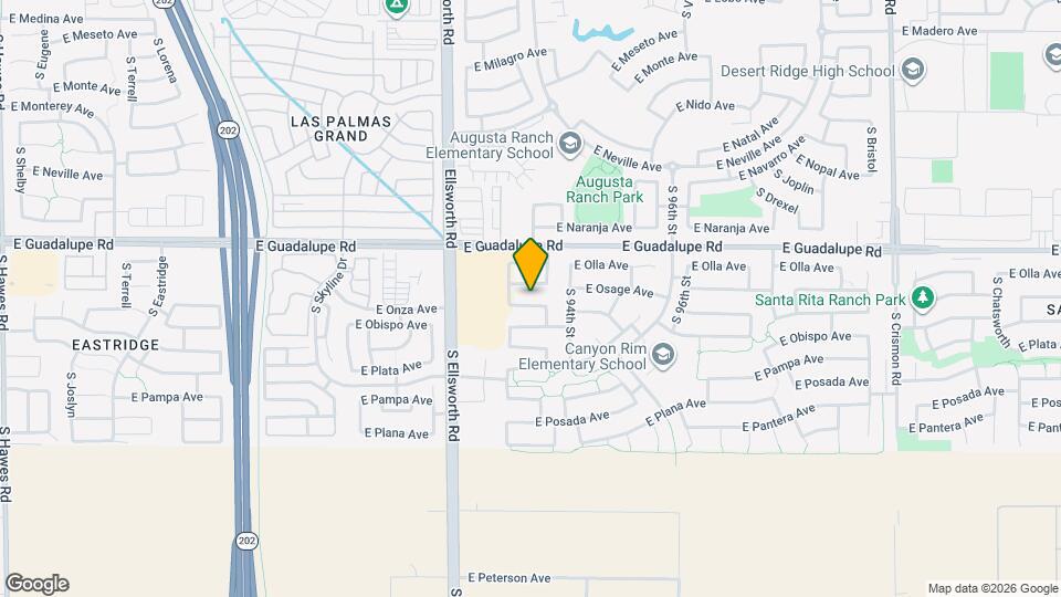 9330 E Onza Ave Map and Location Details