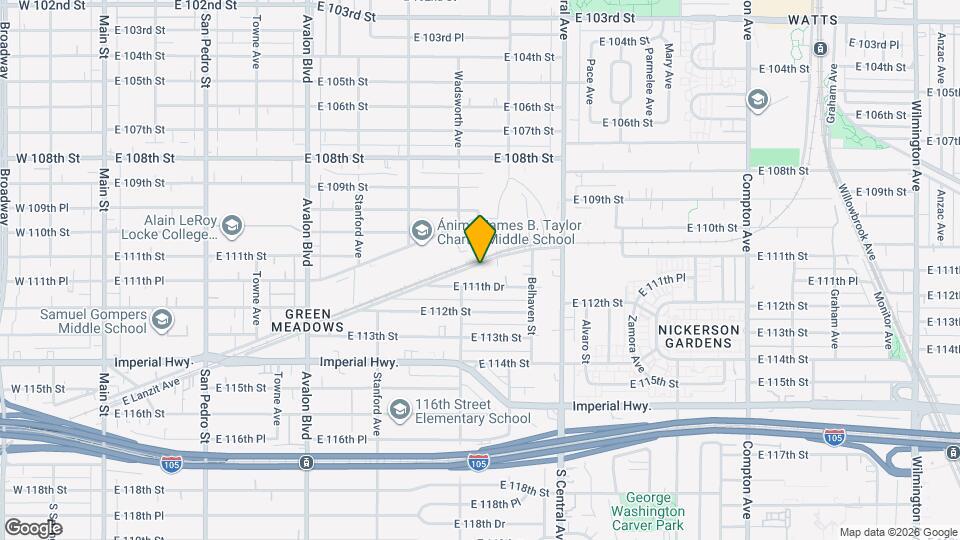 924 E Lanzit Ave Mapa y Detalles de la Ubicación