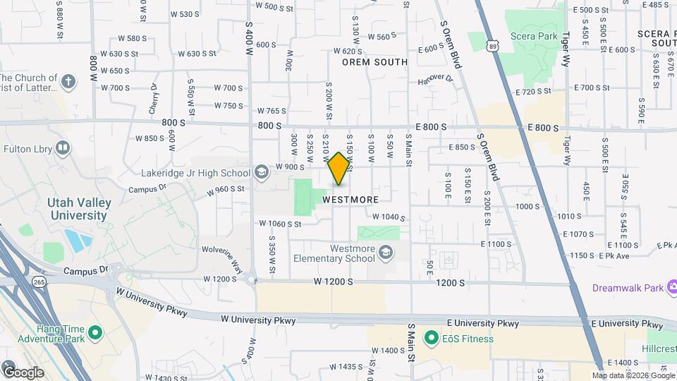 961 S 190 W Map and Location Details