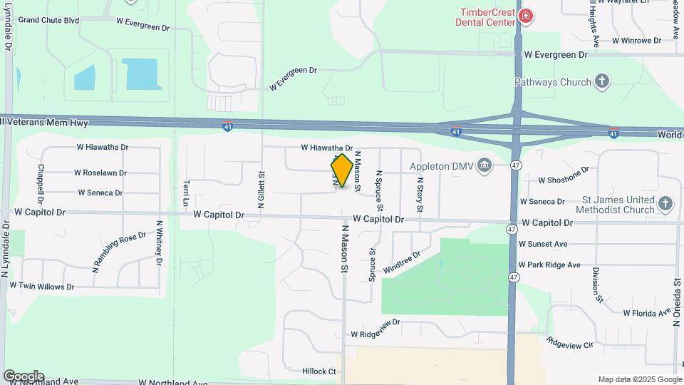 3504 N Erin Dr Map and Location Details