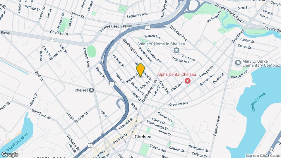 36 Orange St, Unit 36#1 Map and Location Details