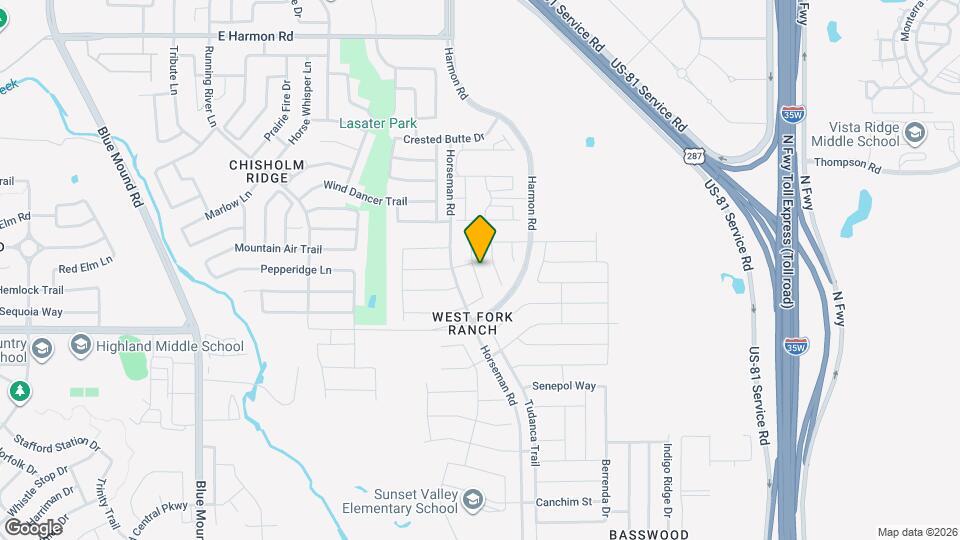 8120 Charford Dr Map and Location Details