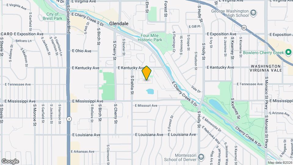 4842 E Kentucky Ave Map and Location Details