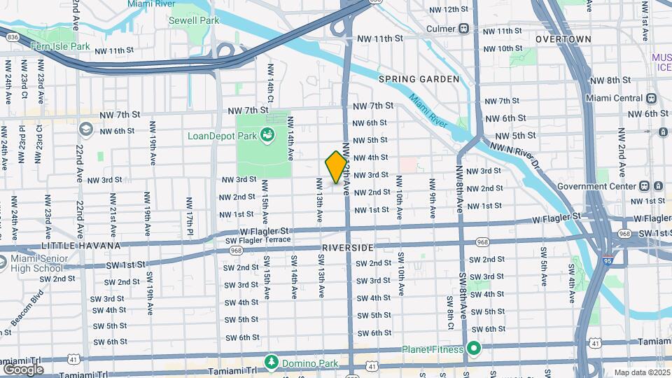 1219 NW 2nd St, Unit 504 Map and Location Details