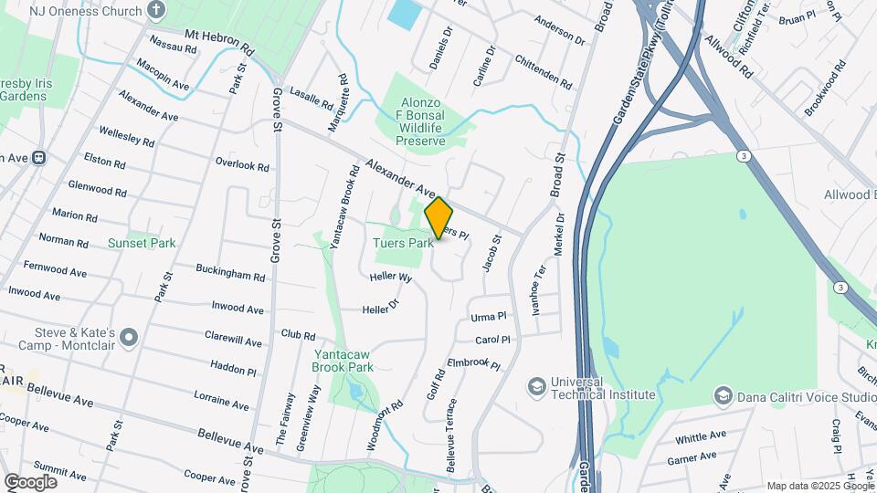 121 Squire Hill Rd Map and Location Details