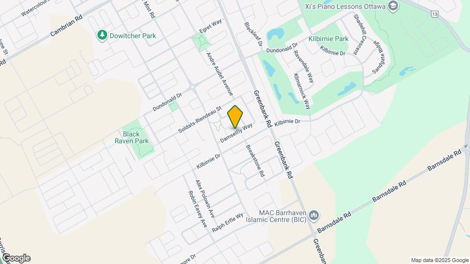 651 Broad Cove Cres Map and Location Details