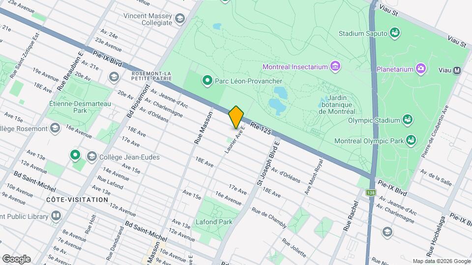 5194-5208 Jeanne-D'arc Map and Location Details