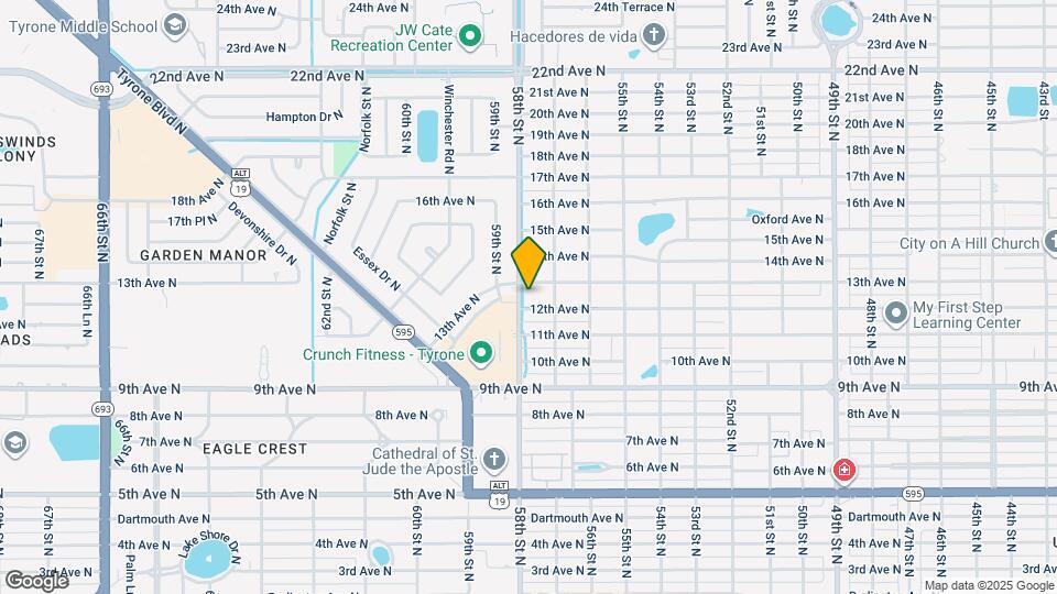 1225 58th St N Map and Location Details