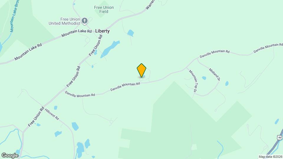 66 Danville Mountain Rd Map and Location Details