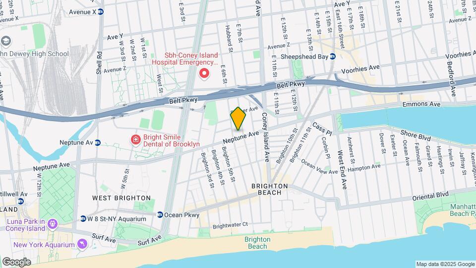 243 Neptune Ave Mapa y Detalles de la Ubicación