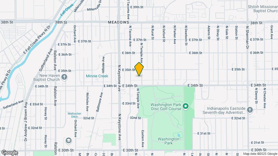3426 N Temple Ave Map and Location Details