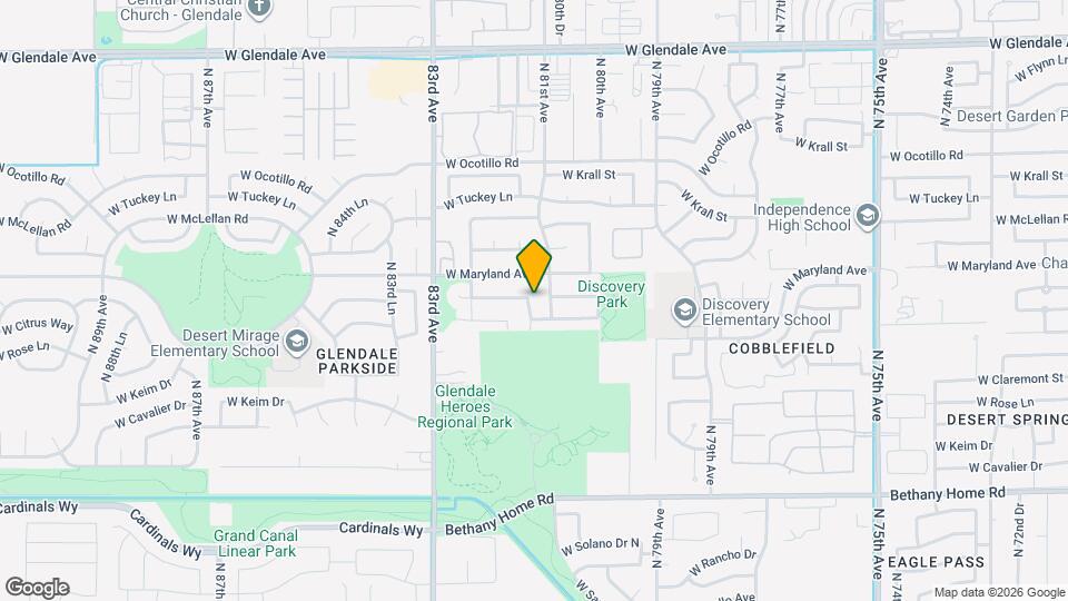 6417 N 81st Dr Map and Location Details