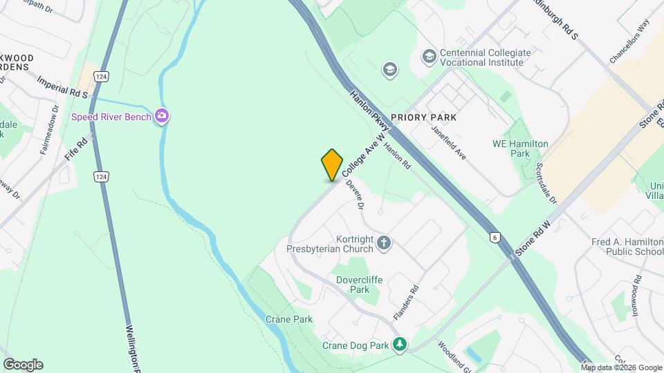 484 College Ave W Map and Location Details