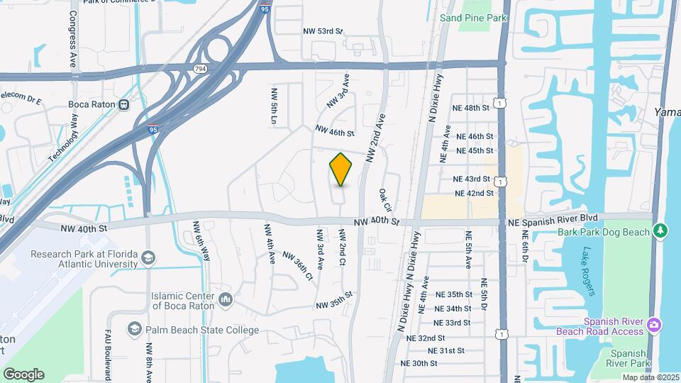 4163 NW 2nd Ct Map and Location Details