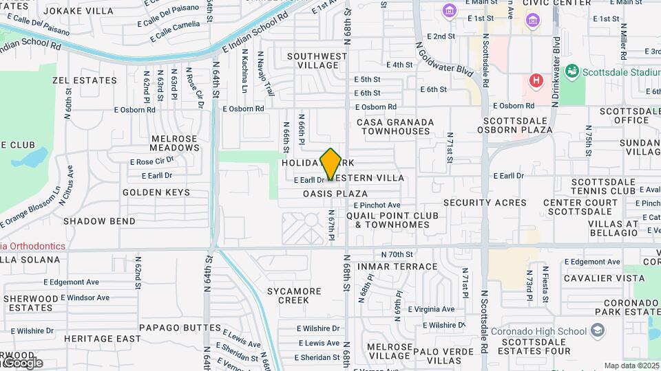 6725 E Earll Dr Mapa y Detalles de la Ubicación