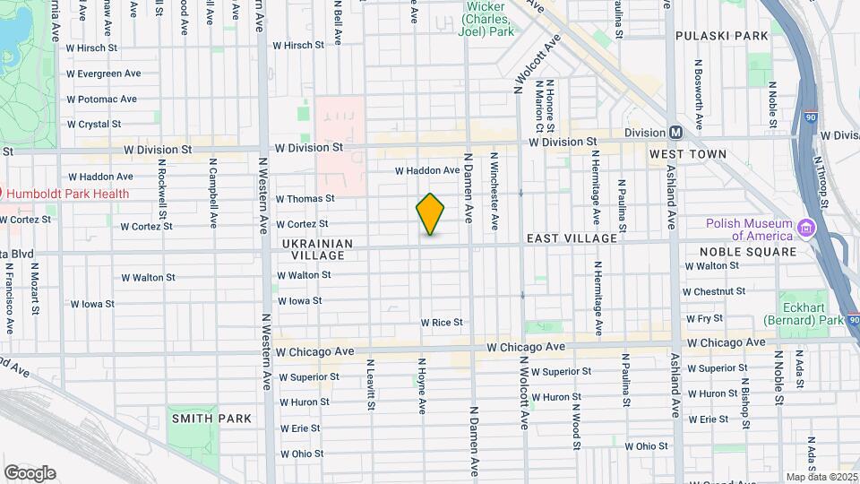 2048 W Augusta Blvd Map and Location Details