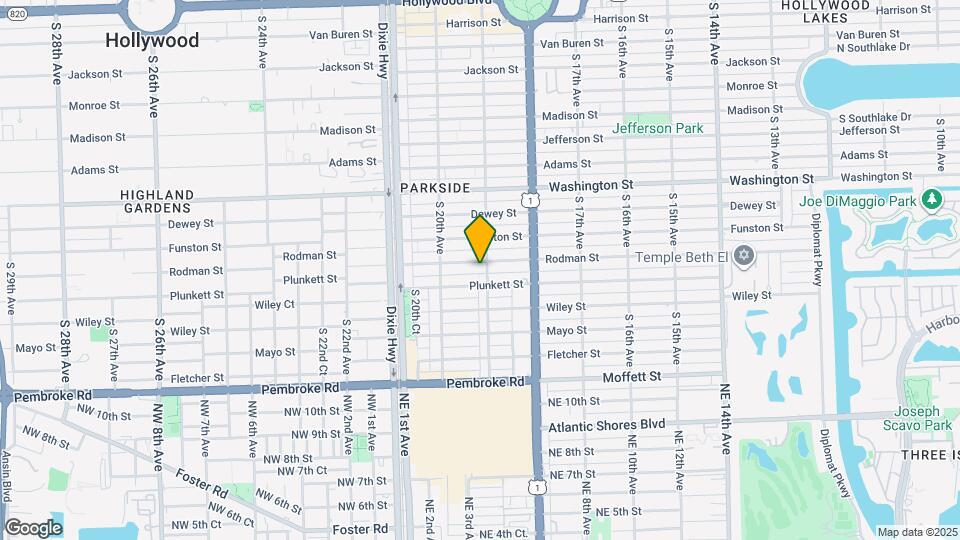 1906 Rodman St Mapa y Detalles de la Ubicación