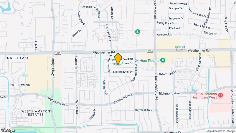 12818 Ashford Meadow Dr Map and Location Details