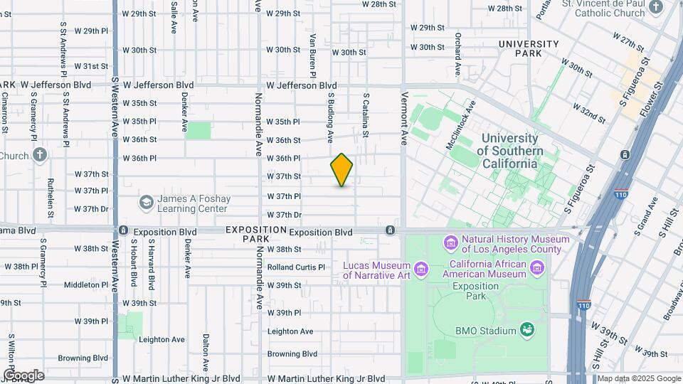 1223-1227 W 37th Pl Map and Location Details