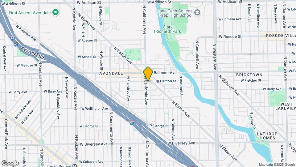 3121 N California Ave Mapa y Detalles de la Ubicación