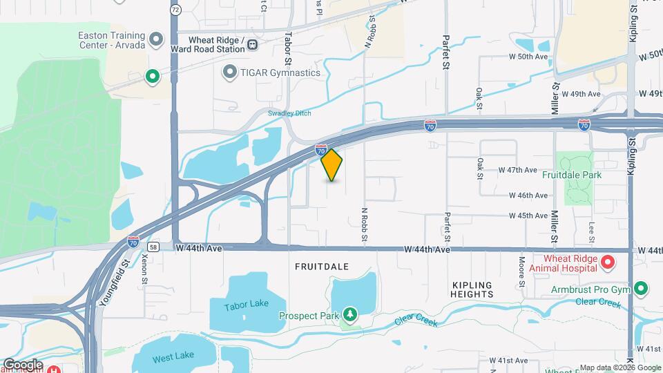 4604 Simms St Map and Location Details