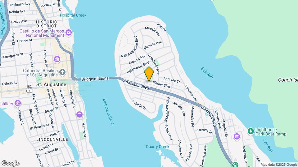 209 Flagler Blvd Map and Location Details