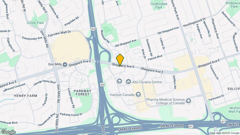 2035-2035 Sheppard Ave E Map and Location Details