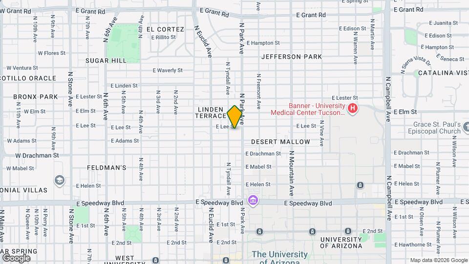 918 E Lee St, Unit #2 - 5 bed 5 bath Map and Location Details